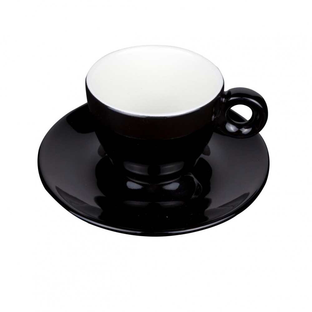 Rondo Koffie 15 cl. Tasse und Untertasse SET bedrucken Rondo Koffie 15 cl. Tasse und Untertasse SET bedrucken